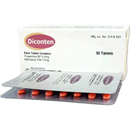 Diconten 0.5 mg 10 mg Tablet 14's Strip image