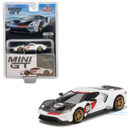 Die Cast 1:64 – MINI GT 313 – Ford GT – 2021 Heritage Edition image