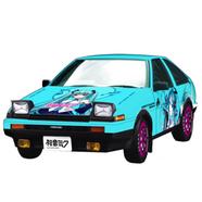 Die Cast 1:64 – Time Model Japanese Jdm Style Itasha AE86 – Hatsune Miku image