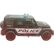 Die Cast Black Police SWAT Metal Toys Car image