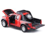 Diecast 1:32 Toy Vehicles Ford F-150 Svt Raptor Metal Car Model With Sound andLight Alloy Vehicles Perfect Gift-Red image