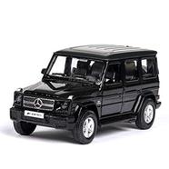 Diecast Metal Car 1: 32 Scale Mercedes Benz AMG G 55 63 Pull Back Alloy Car With Light And Sound Auto Model-Black image