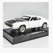 Diecast Mini Auto 1:32 Dodge Charger The Fast And The Furious Alloy Car Models Kids Toys For Children Classic Metal Cars-white image