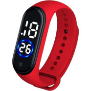 Digital Adjustable Silicone Strap Waterproof Sports Wrist Electronic Smart Watch For Kids image