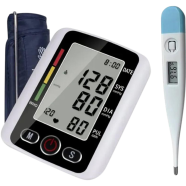 Digital BP Checking Machine and Digital Thermometer COMBO PACK image