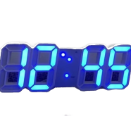Digital Glowing 3D LED Wall Clock and Table Clock image