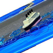 Digivape Titanic Cruise Ship Model Liquid Wave Cruise Ship Decoration Cruise Ship That No Longer Sinks-Cruise Ship Home Decor Suitable for Home Show Car Decoration, Gifts, Desk or Paperweight (Any Design or Color) icon