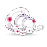 Italiano Dinner Set Round 44 Pcs Daisy image