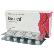 Dinogest 2 mg Tablet 10's strip image