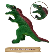 Dinosaur Toy Washable Hard Rubber Dinosaur Models for Kids image