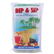 Dip and Sip Plastic Straws - 100pcs (Multicolor) icon