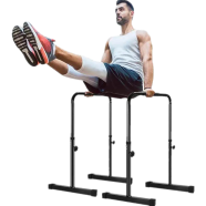 Dips Bar Stand - Adjustable High Push Up Stand - 30 to 38 Inch - 500kg Weight Capacity image