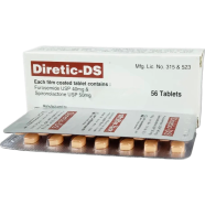 Diretic Ds 40 mg 50 mg Tablet 14's Strip image