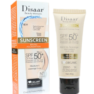 Disaar Beauty Skincare Oil Free SPF PA Plus Plus Plus 50Plus Sunscreen Instant Protection UVA UVB Foundation 40 gm image