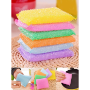 Dish Wash Scrubber - 4Pcs - Assorted Colors icon