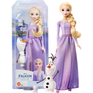 Disney Frozen HLW67 Toys, Elsa Fashion Doll and Olaf Figure