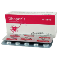 Disopan 1 mg Tablet 10's strip image