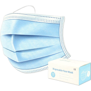 Disposable Surgical Face Mask 3 Ply Pack of 50 image