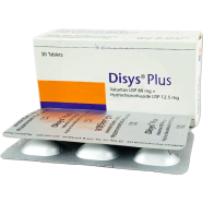 Disys Plus 80 mg Twelve Point Five mg Tablet 6's Strip image