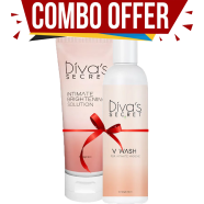 Divas Secret Intimate Brightening Solution 50 ml and Diva’s Secret V Wash 100ml Combo Offer image