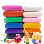 Diy Light Clay Super Colourful Non - Toxic, Multi Colour - 12 pcs icon