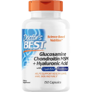 Doctor's Best Glucosamine Chondroitin MSM Hyaluronic Acid - 150 Veggie Capsules -463330195 image