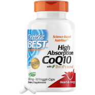 Doctor's Best High Absorption CoQ10 with BioPerine 100 mg - 60 Softgels -326047448 image