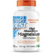 Doctor's Best High Absorption Magnesium Glycinate Lysinate 100 mg - 120 Counts image