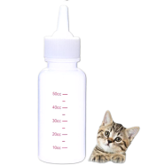 Dog Cat Milk Feeding Bottle Puppy Kitten Newborn Animal Nursing Care Set image