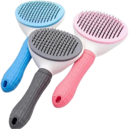 Dog and Cat Round Shape Premium Automatic Grooming Brush Large image