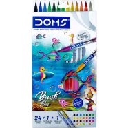 Doms Brush Pens Set of 26 for Students and Artists image