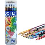 DOMS Fsc 24 Shades Colour Pencil Round Tin image