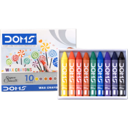 Doms Wax Crayon Pack-10 Colors