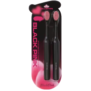 Dopamine Olive Wide Head Toothbrush Soft Bristle Large Head Black Pink Roman Column Handle Adulthome Student 2 Inch Pack image