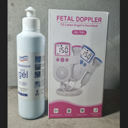 Doppler Fetal Rate Monitor Baby Fetal Sound Heart Detector LCD Display with gel. image