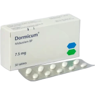 Dormicum 7.5 mg Tablet 10's strip image