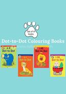 Dot-to-Dot Colouring Books : Set of 4 activity books image