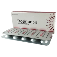 Dotinor 0.5 mg Tablet 10's Strip image