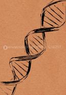 Double Helix - Spiral Notebook [120 Pages] [Brown Cover] image