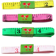 Double Scale Measuring Soft Tailor Tape - 60 Inch / 150 cm - 1 Pcs Without Iron Head image