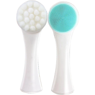 Double Sided Soft Silicone Facial Cleanser Brush Home Use Facial Cleaner Cleansing Brush Skin Care Tool 1 Pcs image