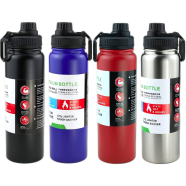 Double Wall Vacuum Insulated 304 Stainless Steel Hot And Cold Sport Water Bottle - 800 ml image