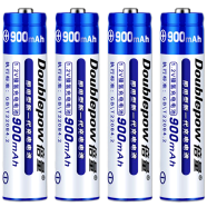 Doublepow Aaa R03 Rechargeable Battery 900mah 4Pcs image