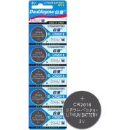 Doublepow CR2016 Button Cell Lithium Battery - 5 Pcs image