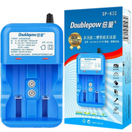 Doublepow Multi-Battery (DP-K32) 2-Slot Fast Charger for AA AAA C D and 9V Rechargeable Batteries image