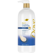Dove 5 in 1 Nourish and Restore Shampoo Pump 1 L image