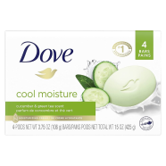 Dove Cool Moisture Cucumber and Green Tea Scent Soap 106 gm image