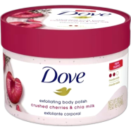Dove Crushed Cherries And Chia Milk Exfoliating Body Polish 298 gm image