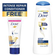 Dove Shampoo Intense Repair 330ml with Conditioner FREE