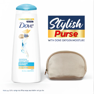 Dove Shampoo Oxygen Moisture 330ml Stylish Purse FREE image
